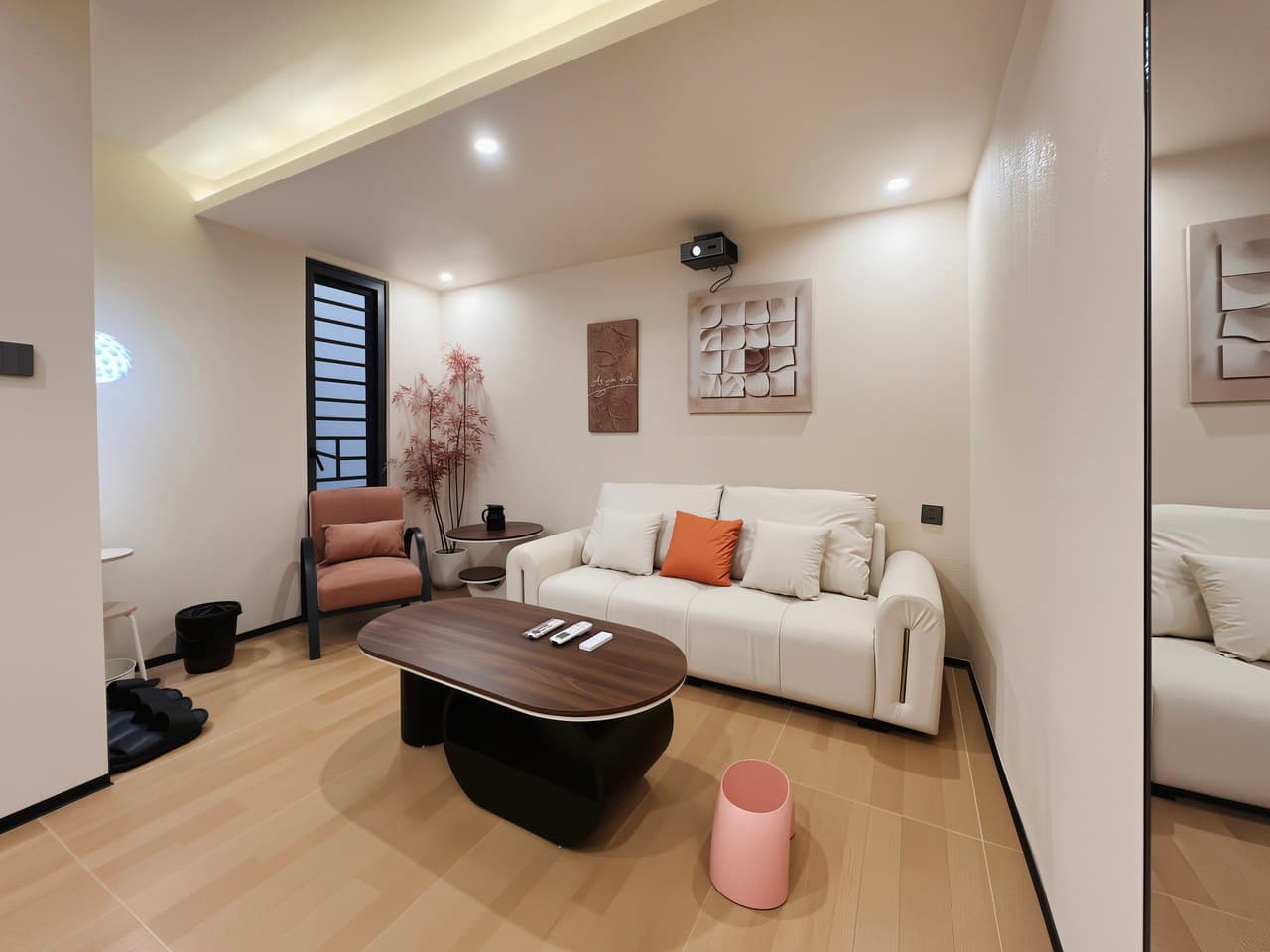 Various room types are available, suitable for staying with family and friends.