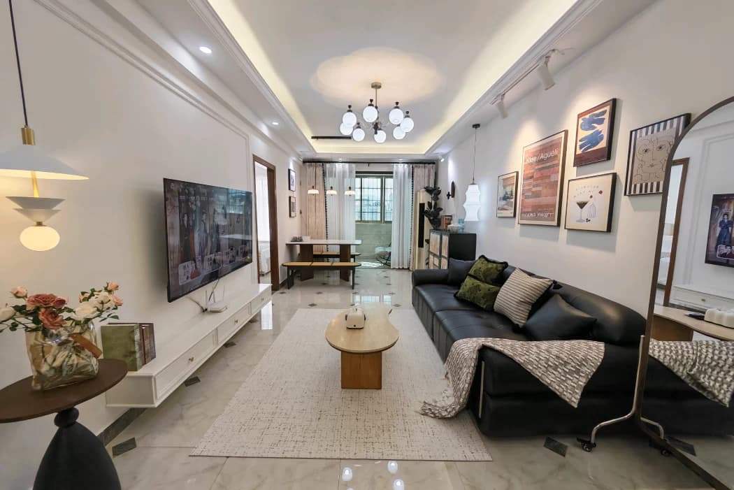 Two-bedroom apartment for rent near Haizhu Square/Beijing Road Pedestrian Street | Yicheng Meiyu