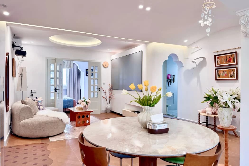 Zhoupu Kangqiao area, 4-bedroom standard apartment for rent | Shanerjia