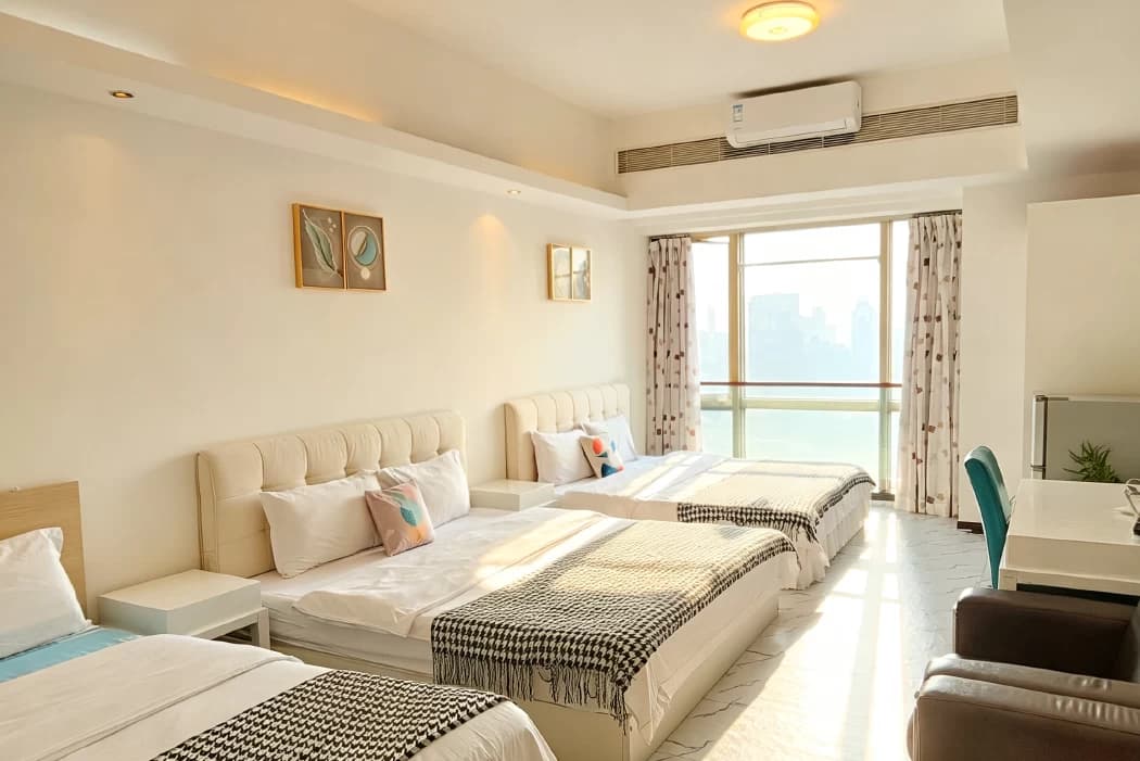 One-bedroom serviced apartment for rent near Haizhu Square/Beijing Road Pedestrian Street | Homestay by Xiangqin