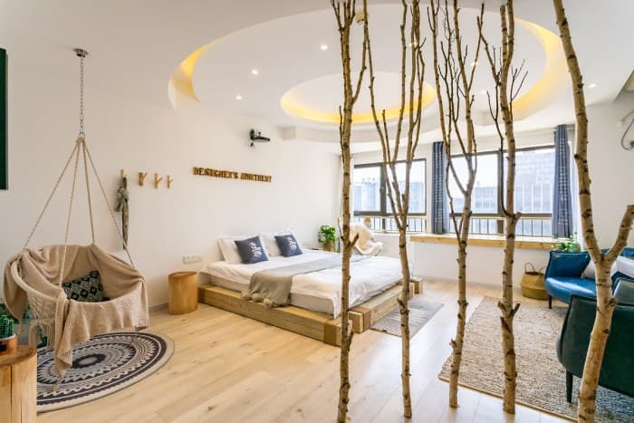One-bedroom hotel-style apartment for rent near Yellow Crane Tower/Liangdao Street/Wuchang Railway Station | Meijia City Inn Vacation Apartment