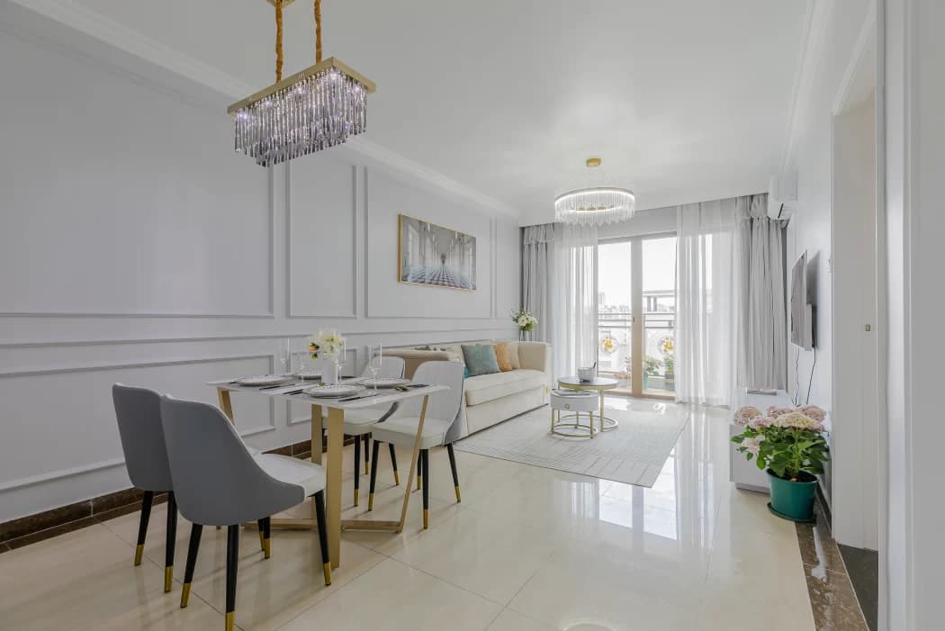 Two-bedroom apartment for rent in Zhujiang New Town/Provincial Museum | Fang Xiaoyu