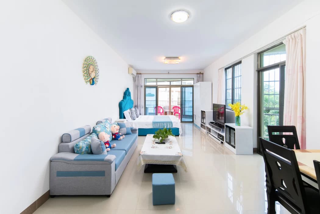Sanya Bay Coconut Dream Corridor/Phoenix Airport/West Island Whole Apartment for Rent (1 Bedroom) | Sanya Haiyue Boutique Theme Seaview Apartment