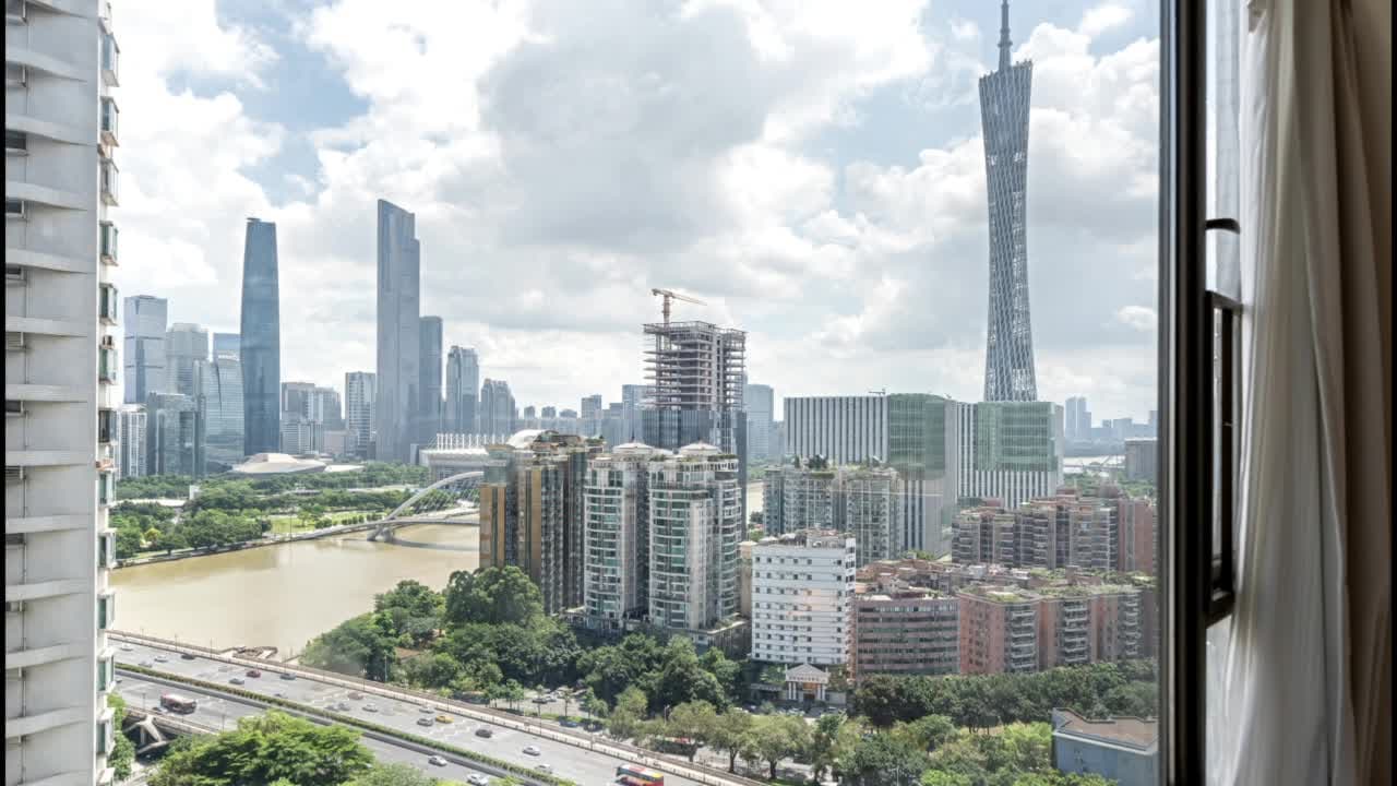 Zhujiang New Town/Provincial Museum Entire Hotel-Style Apartment for Rent (1 Bedroom) | Towerside International Apartment/Floating Light and Sound Audio-Visual Residence